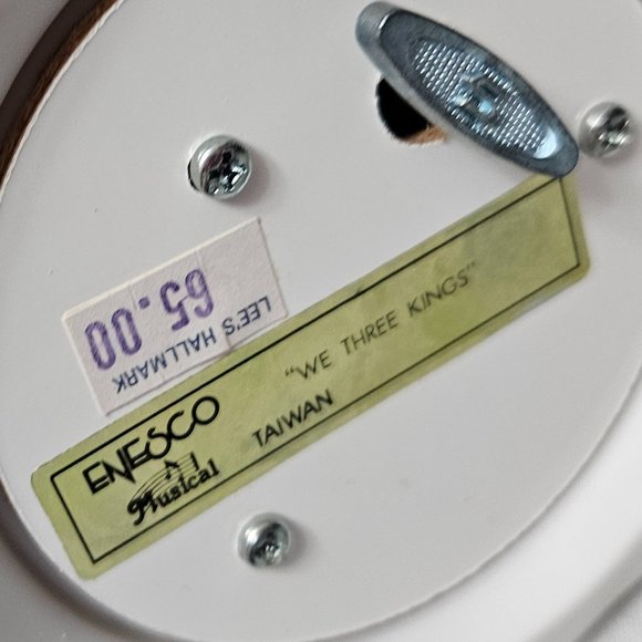 1983 Enesco Musical Jonathan & David "Wee Three Kings" - Picture 13 of 15